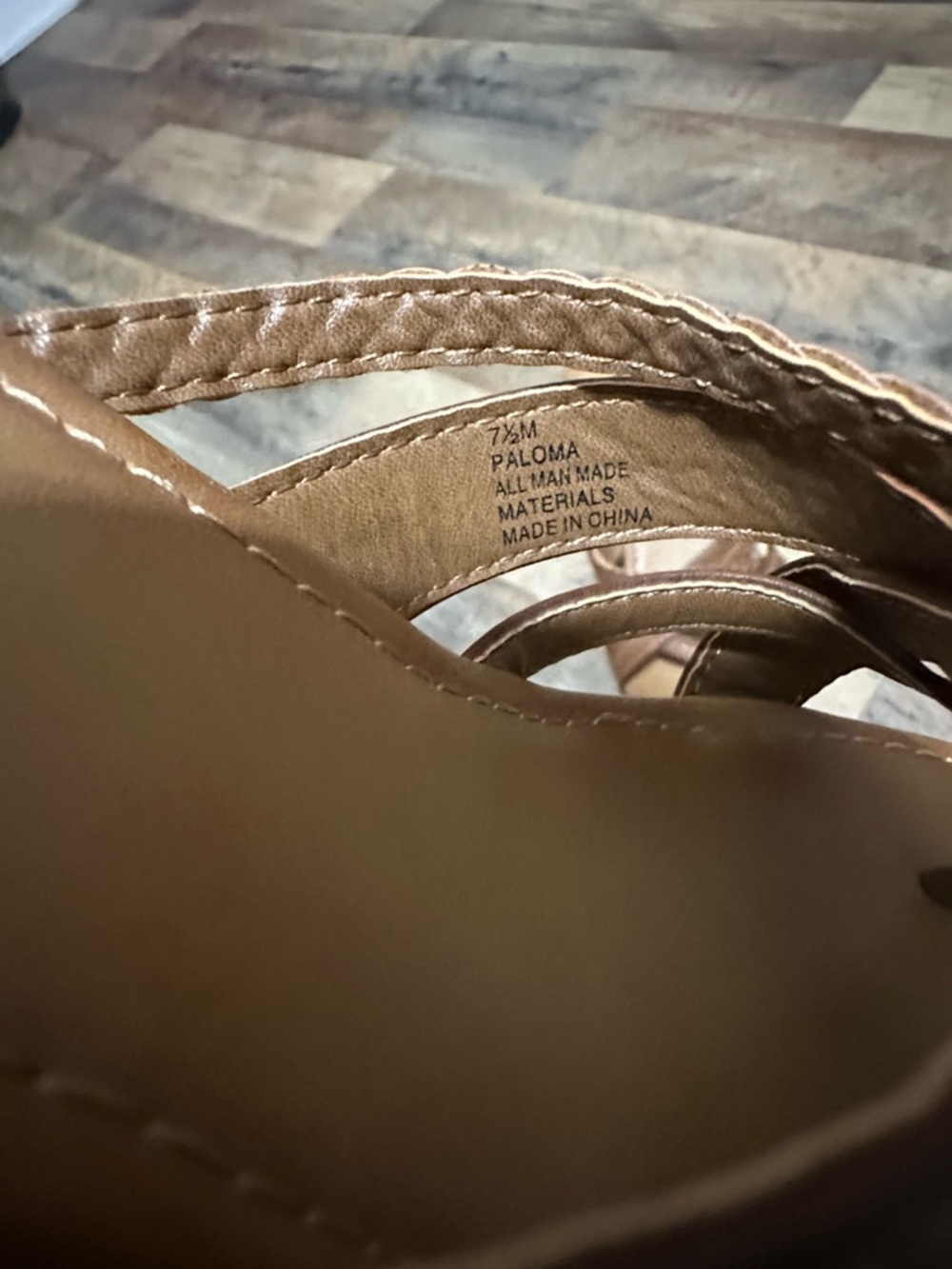 Braided Brown Toe-Ring Slide Sandals - Women - Picture 6 of 7
